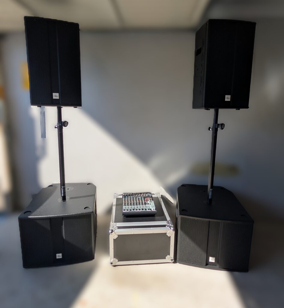 PA-Musikanlage mittlerer Größe anmieten- Paket 1